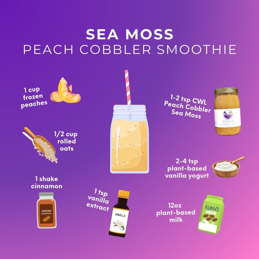 Peach Cobbler Sea Moss