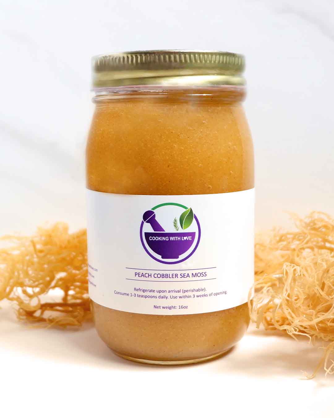 Peach Cobbler Sea Moss